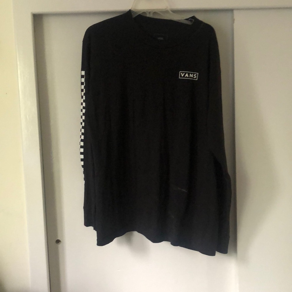 Vans checkered classic fit long sleeve
